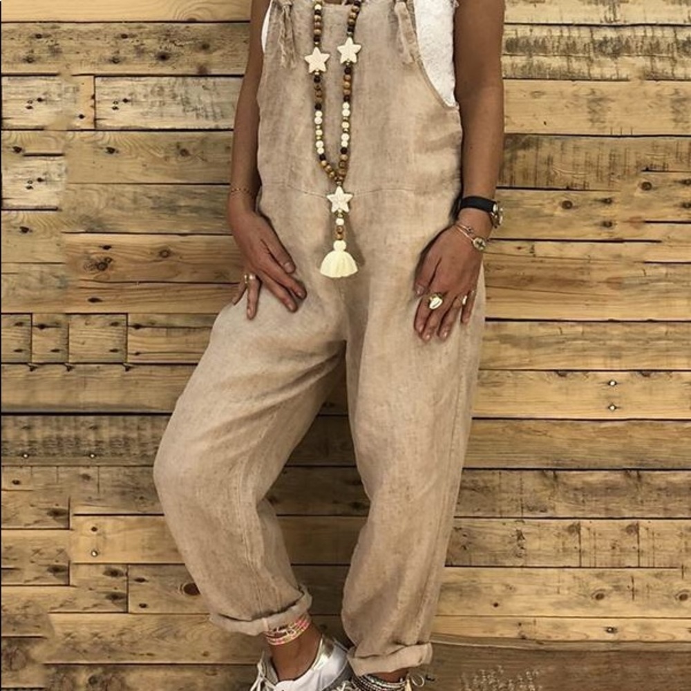 Khaki jumpsuit